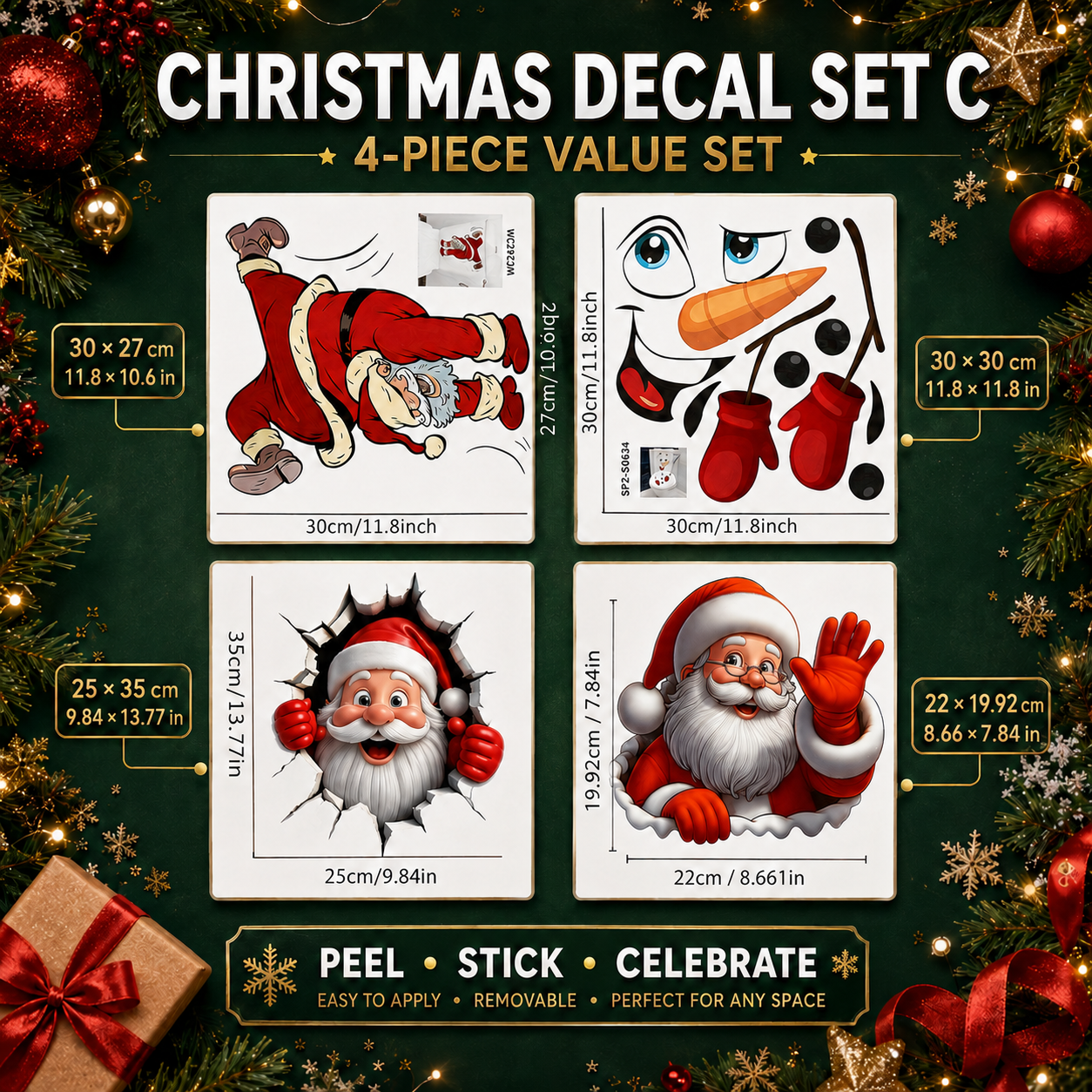 šSanta Claus Wall Sticker