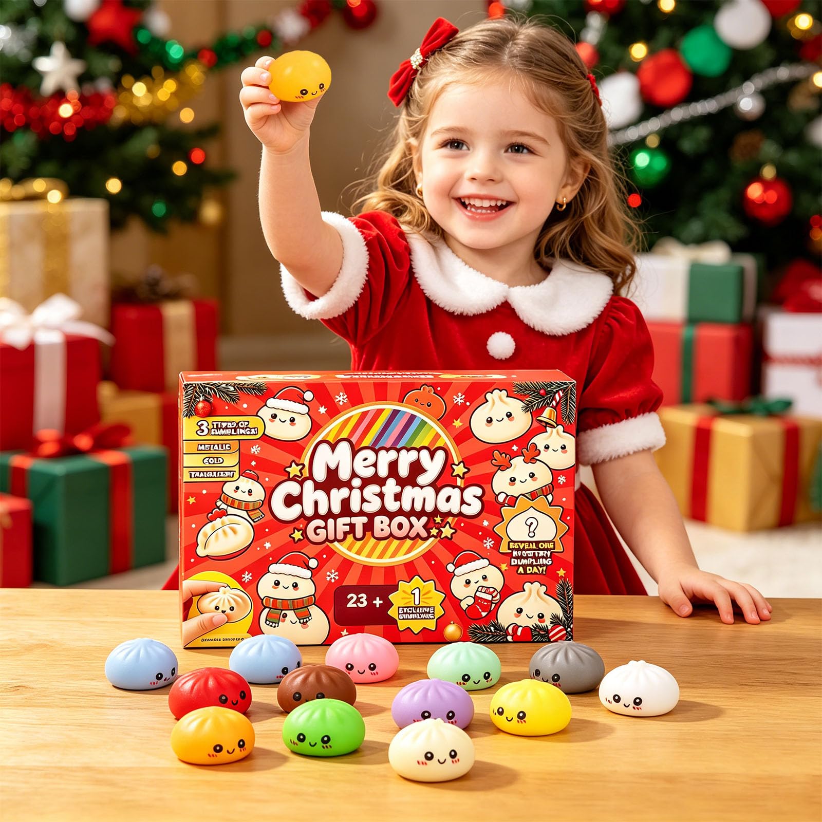 Dumpling Squishies Advent Calendar