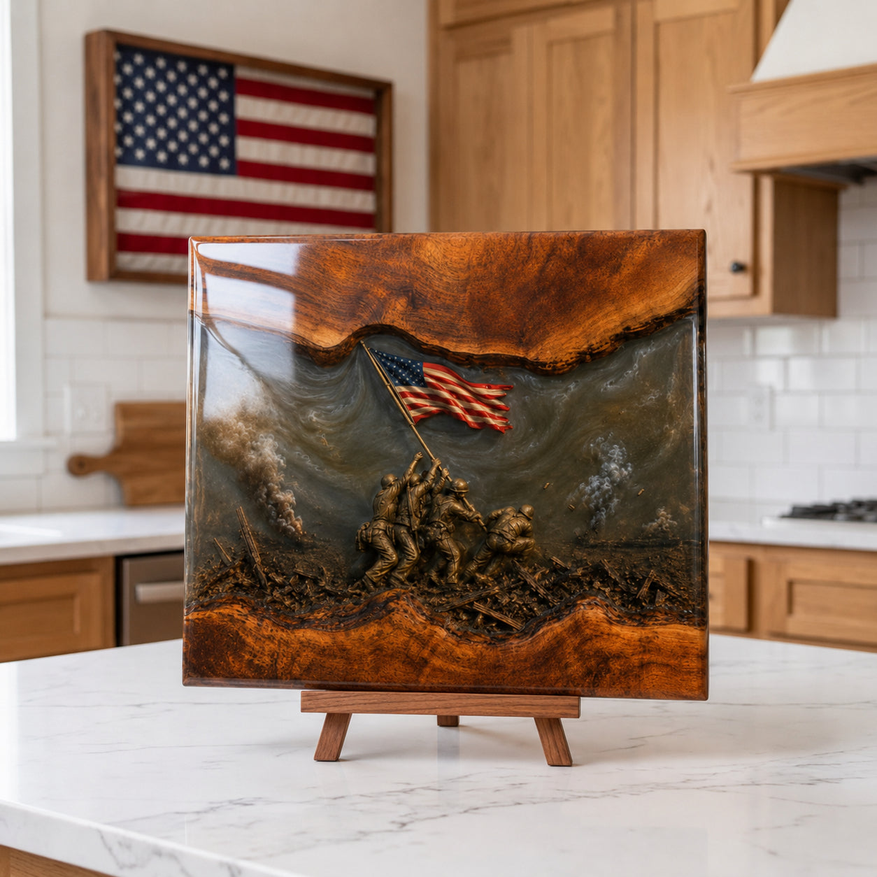 Handcrafted Veteran Memorial Display Boards - Only 11 Left