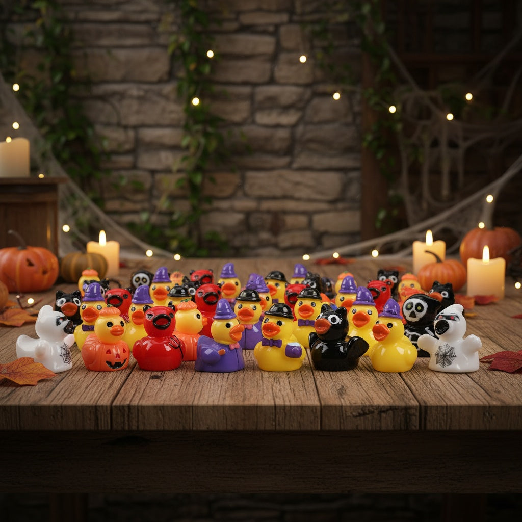 40-Piece Halloween Mini Duck Set