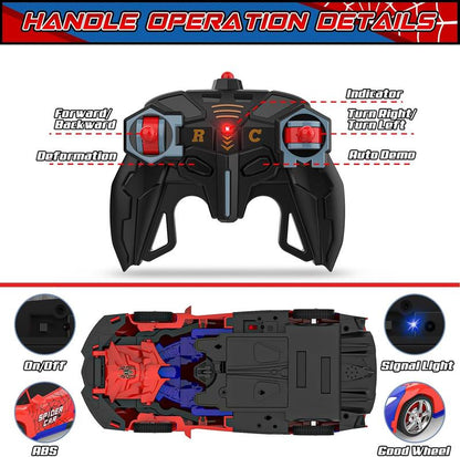 Remote Control Transforming Robot Car