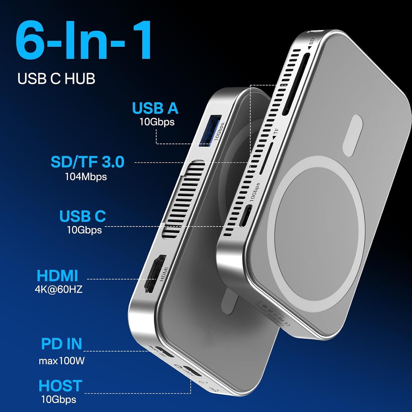 ⚡Free Shipping | Magnetic M.2 SSD Enclosure Hub for iPhone Mobile Creator
