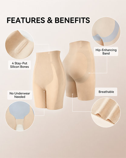 Cooling High-Waist Sculpting Shapewear Shorts