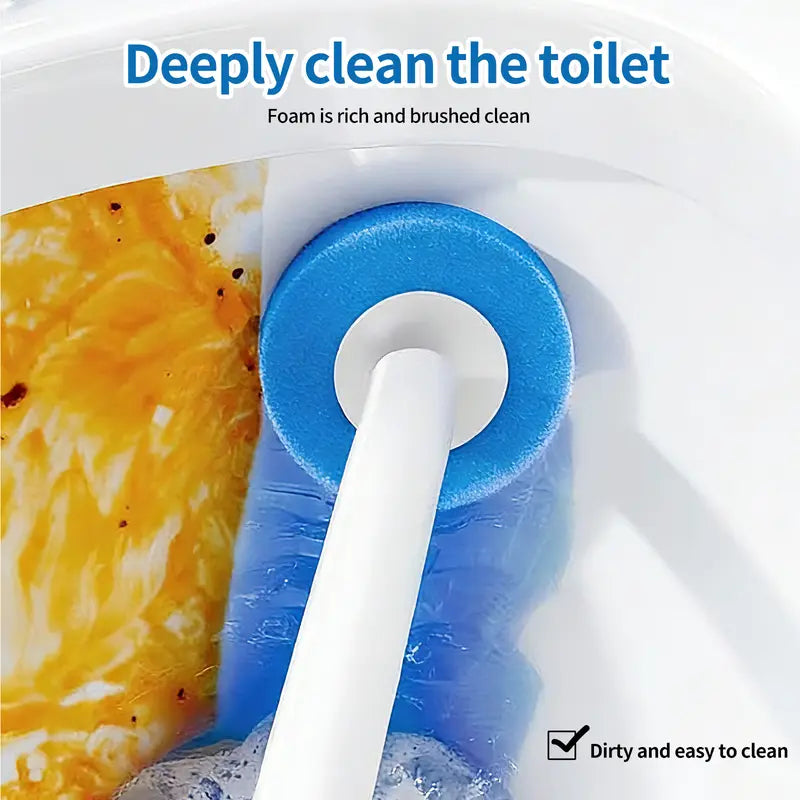✨Toilet Scrubber Kit with Self-Cleaning Disposable Pads
