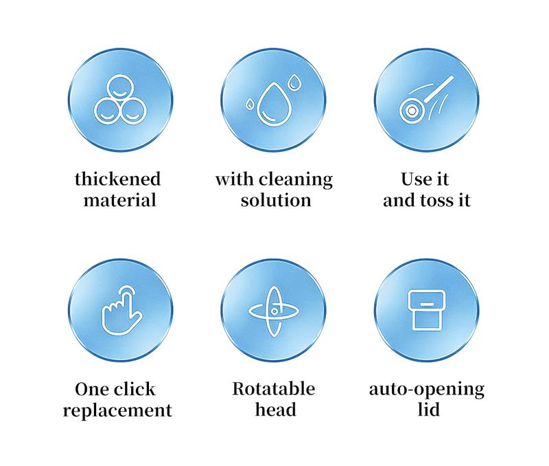 ✨Toilet Scrubber Kit with Self-Cleaning Disposable Pads