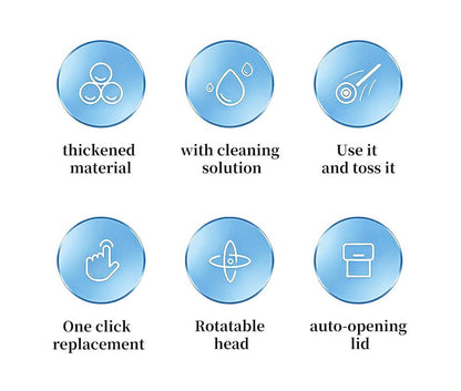 ✨Toilet Scrubber Kit with Self-Cleaning Disposable Pads