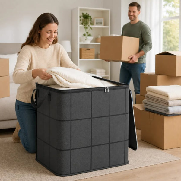 Large foldable storage bag for household items