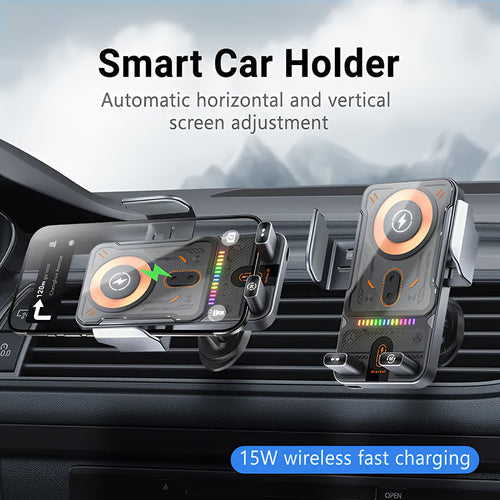 🎁🔥 2026 new cool car wireless fast charging holder, intelligent sensor opening and closing