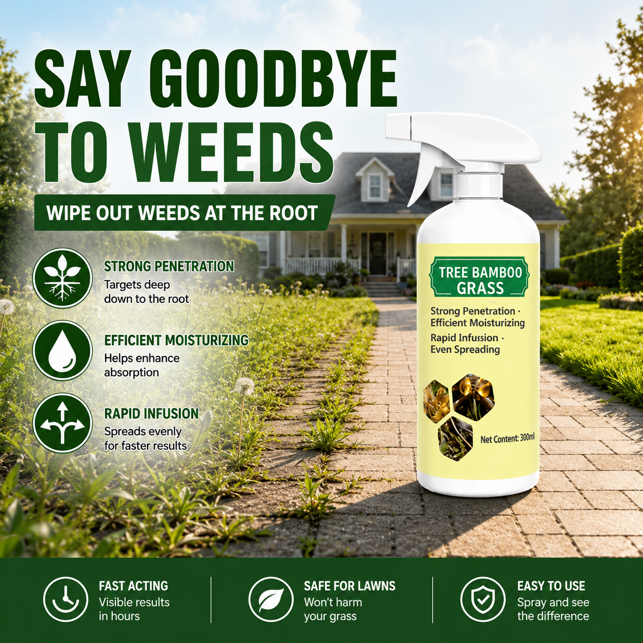 Long-lasting weed control result