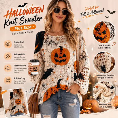 Women's Halloween Knit Sweater Top