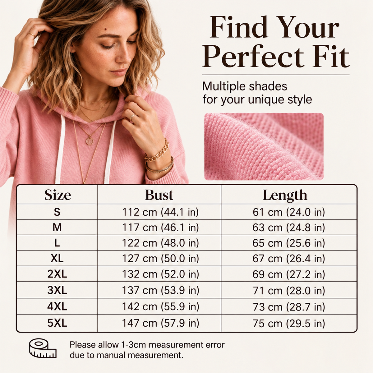Women's Casual Hooded Knit Sweater