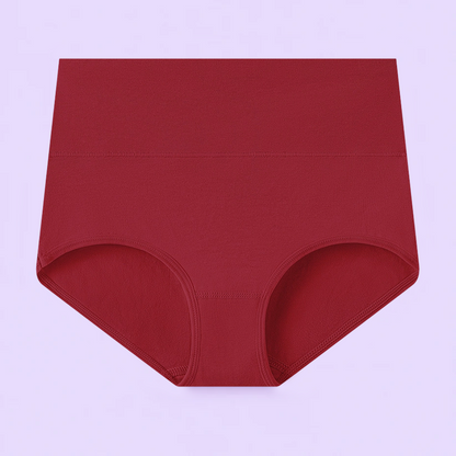 High-Waisted Full Coverage Cotton Briefs