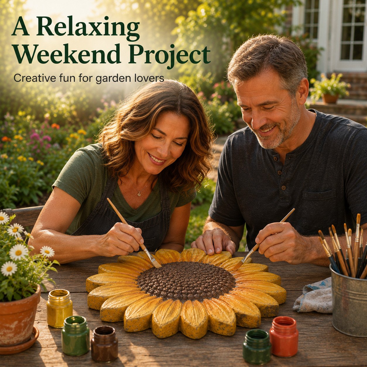 💥 LAST DAY 49% OFF - 🌻 Reusable Sunflower Stepping Stone Mold (📦Buy 4 Free Shipping)
