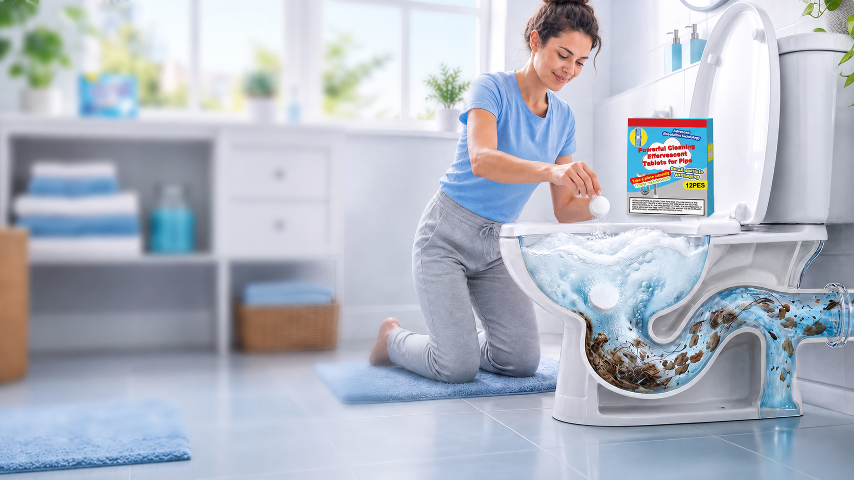 Powerful Pipe Cleaning Tablets