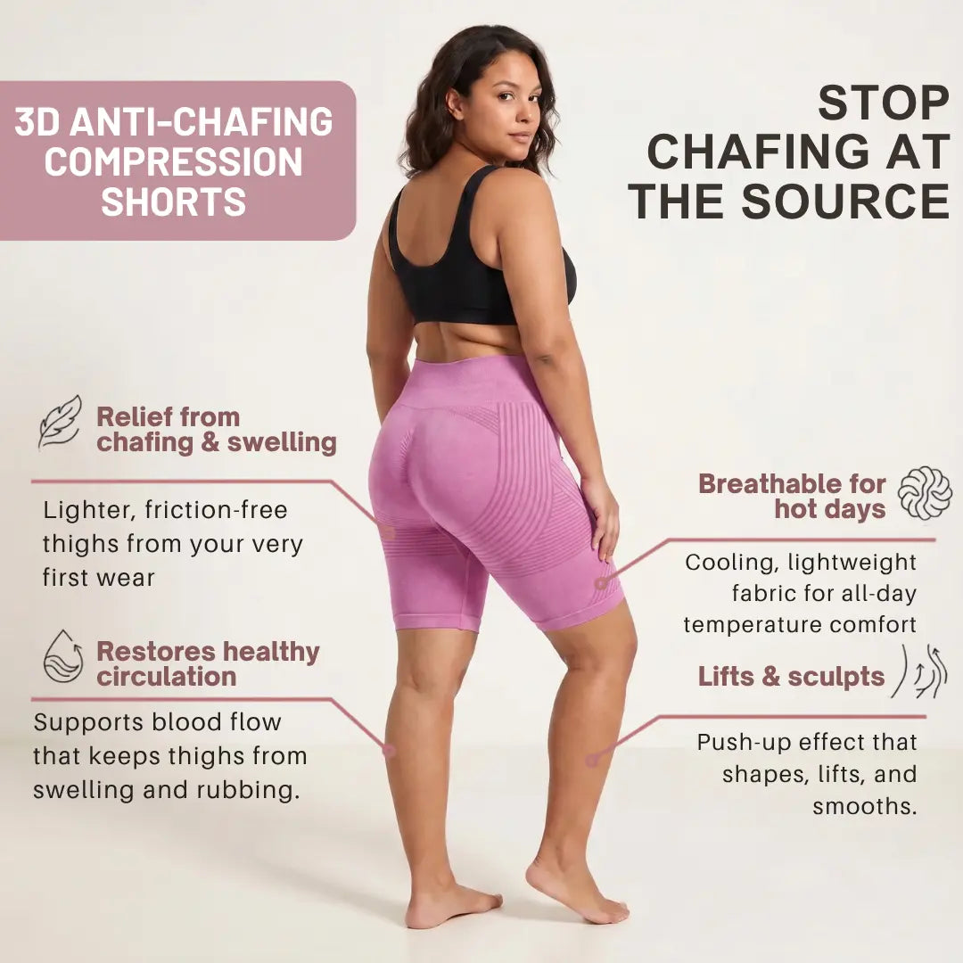 Anti-chafing 3D-short Legging