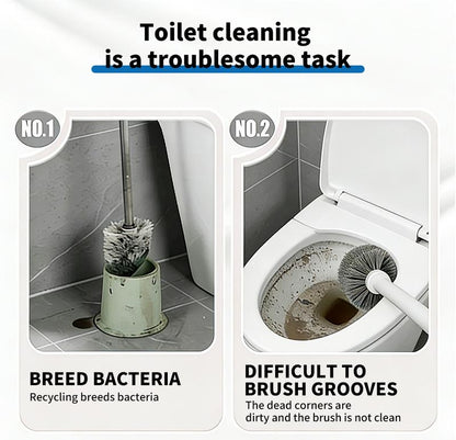 ✨Toilet Scrubber Kit with Self-Cleaning Disposable Pads