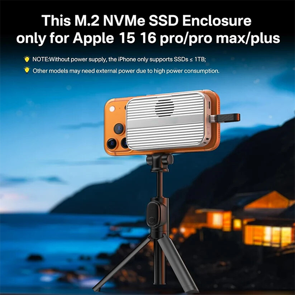 ⚡Free Shipping | Magnetic M.2 SSD Enclosure Hub for iPhone Mobile Creator