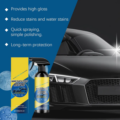 ✨Automotive Nano Coating Repair Agent - With Dust and Water Repellent Properties - Long-lasting and Durable with Gloss, Suitable for Continuous Use