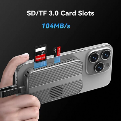 ⚡Free Shipping | Magnetic M.2 SSD Enclosure Hub for iPhone Mobile Creator