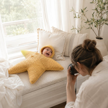 Whimsical Starfish Newborn Prop Outfit, Cute Costume for Infant Photoshoot Sessions