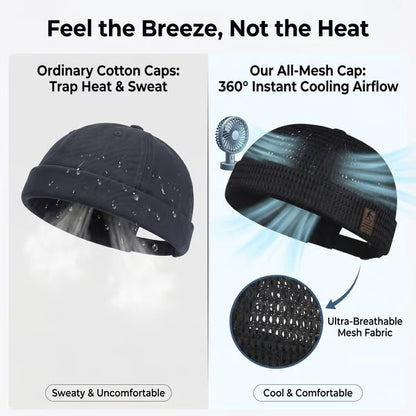 Lightweight Breathable Mesh Brimless Cap