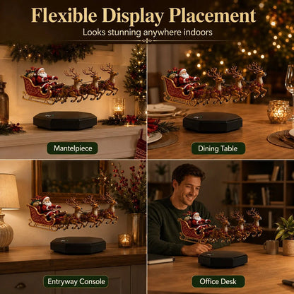 🔥🎅 Santa’s Flying Sleigh — Magnetic Levitation Christmas Display ✨
