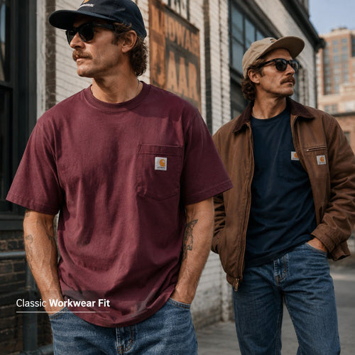 Heavyweight Heritage Workwear Jacket, Legendary Staple Blending Long-Lasting Durability, All-Day Comfort & Timeless Street Style