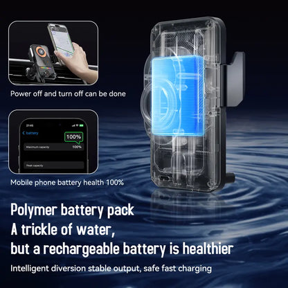 🎁🔥 2026 new cool car wireless fast charging holder, intelligent sensor opening and closing
