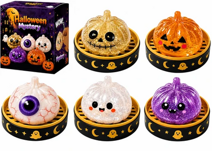 🔥 50% OFF TODAY 🎃 Halloween Steamed Bun Squishy Mystery Box Toy