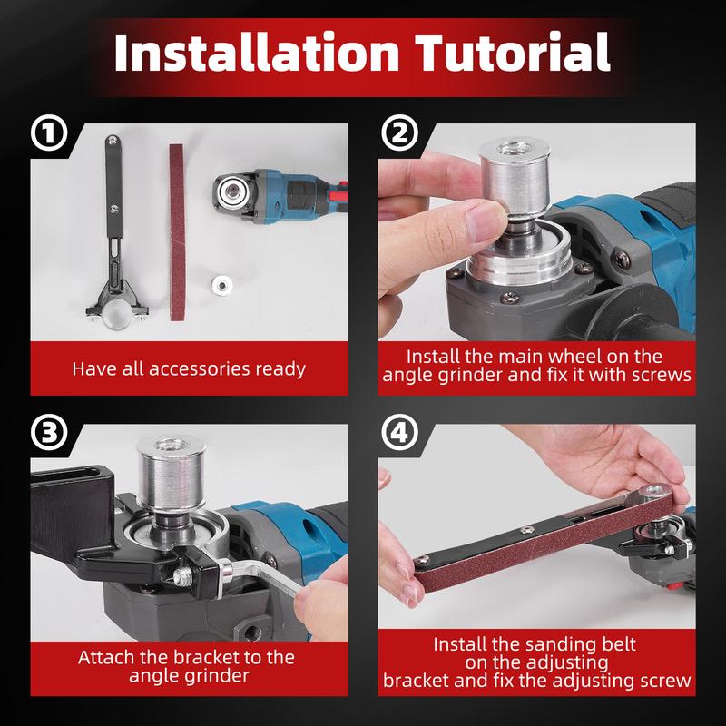 Tryzovira® Angle Grinder Belt Sander Attachment