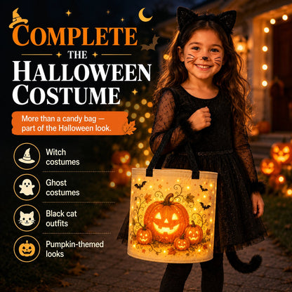 🎃LED Halloween Trick-or-Treat Candy Bag🍬