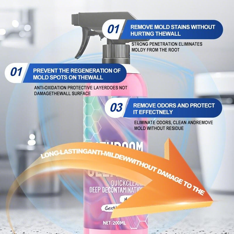✨ Bathroom Cleaner: Sparkle in Seconds, No Harsh Fumes