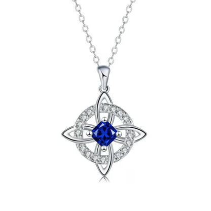 Mystical Birthstone Witches Knot Necklace – Natural Crystal🔮💞Protect Your Loved Ones