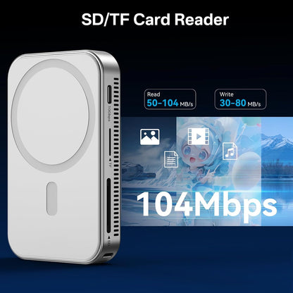 ⚡Free Shipping | Magnetic M.2 SSD Enclosure Hub for iPhone Mobile Creator