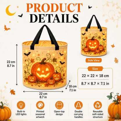 🎃LED Halloween Trick-or-Treat Candy Bag🍬