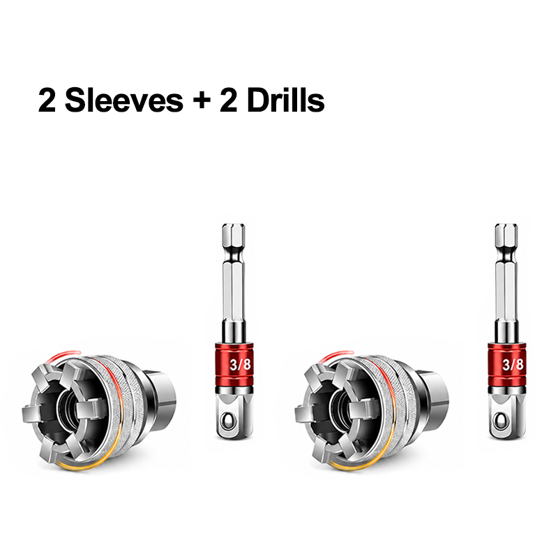 1 Sleeve + 1 Drill+ 1 Blue Handle