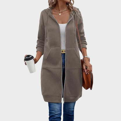 Women Casual Zip up Fleece Hoodies