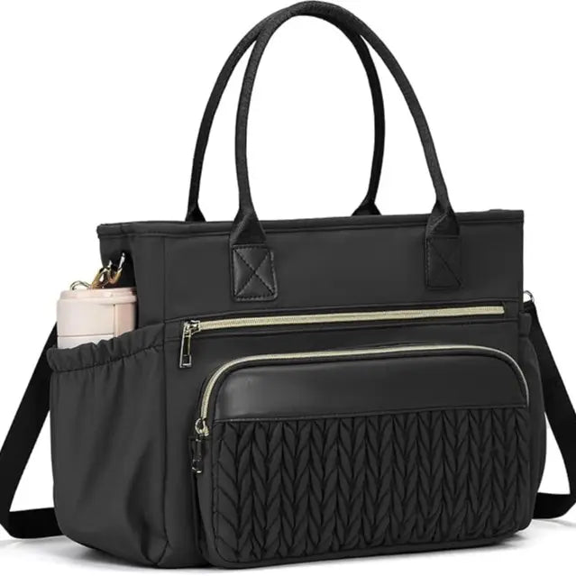 Insulated Lunch Tote for Women – Stylish Leakproof Cooler Bag with Adjustable Strap & Side Pockets