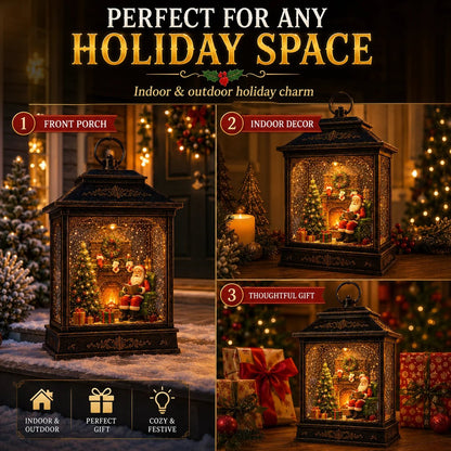 🎅 Santa's Magical Fireplace Lantern🎄 Bring the Magic of Christmas Home ✨