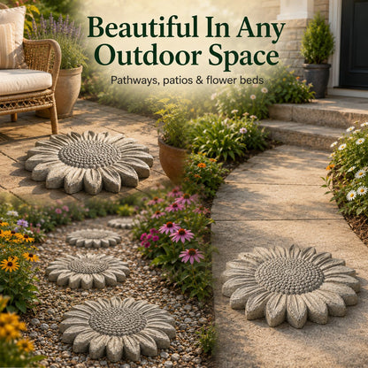 💥 LAST DAY 49% OFF - 🌻 Reusable Sunflower Stepping Stone Mold (📦Buy 4 Free Shipping)