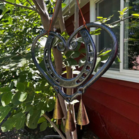 The Horseshoe Heart Wind Chime