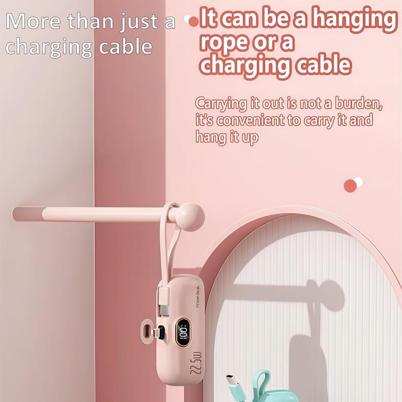 🎉⏰5000mAh Mini Portable Charger Power Bank for phone🔋