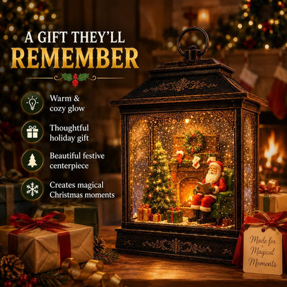🎅 Santa's Magical Fireplace Lantern🎄 Bring the Magic of Christmas Home ✨