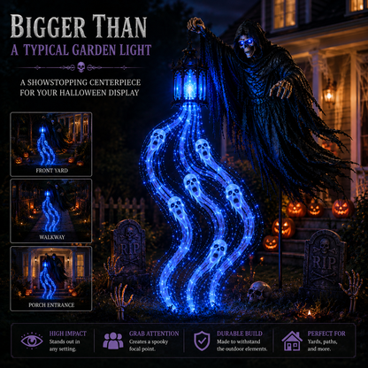 ✨Today 49% OFF💀Halloween Soul Harvester Animated Garden Light🏚️