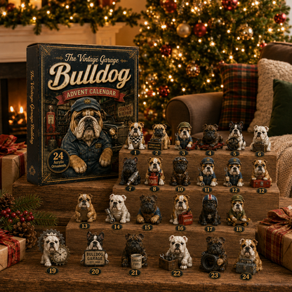 🔥🔧 Vintage Garage Bulldog Advent Calendar 2026 – 24 Days of Classic Bulldog Garage Surprises