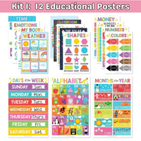 12 Educational Posters