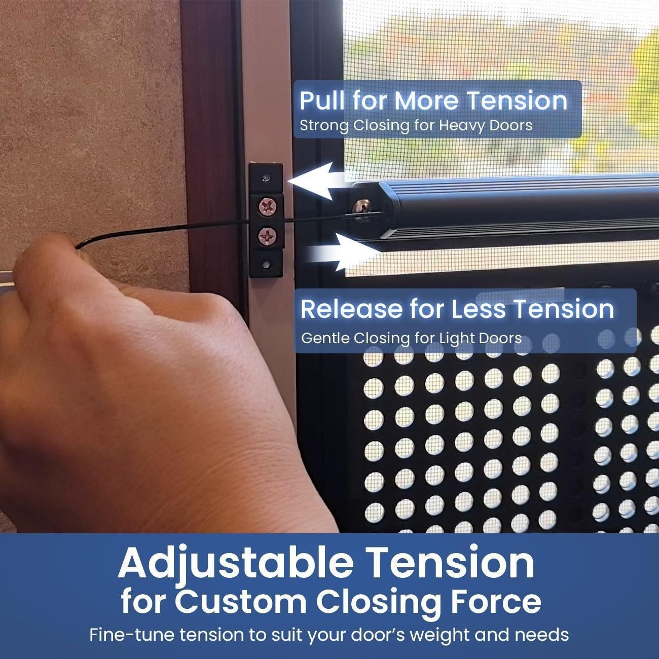 Tryzovira RV Screen Door Auto Closer