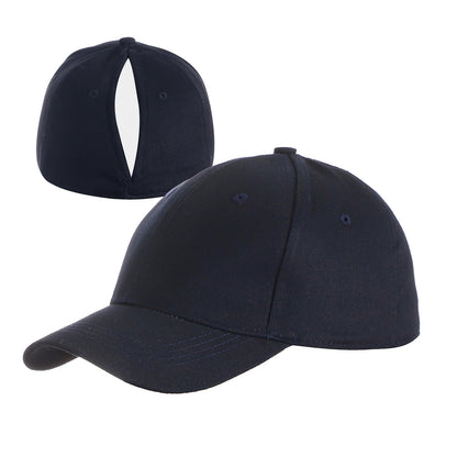 Women's Solid Baseball Cap Set with Magnetic Closure, Stylish & Practical for Ponytail, Perfect for Running, Workouts & Outdoor Activities, Ideal Gift.Black Friday.Christmas gift