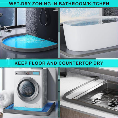 Silicone Water Separator Barrier For Bathroom & Kitchen Basin