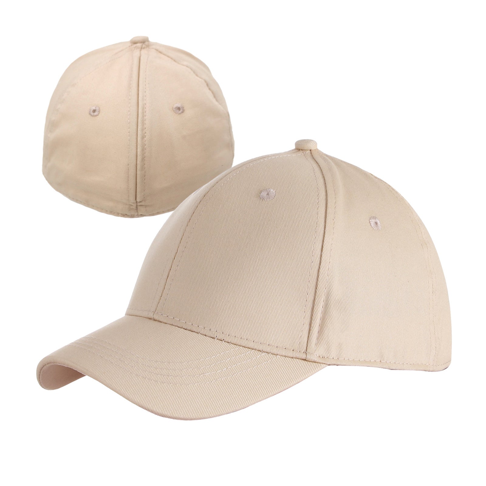 Women's Solid Baseball Cap Set with Magnetic Closure, Stylish & Practical for Ponytail, Perfect for Running, Workouts & Outdoor Activities, Ideal Gift.Black Friday.Christmas gift